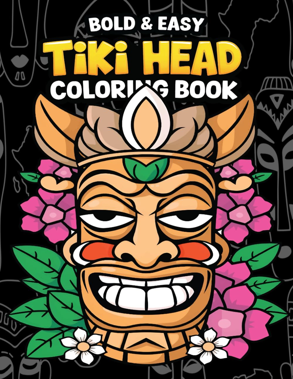 Tiki Head Coloring Book: Relax and Explore Unique Tiki-Inspired Patterns and Tropical Vibes