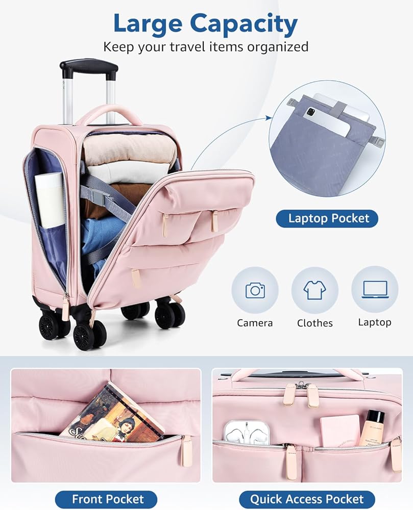 Vind handbagage koffer 4 wielen op - april 2026