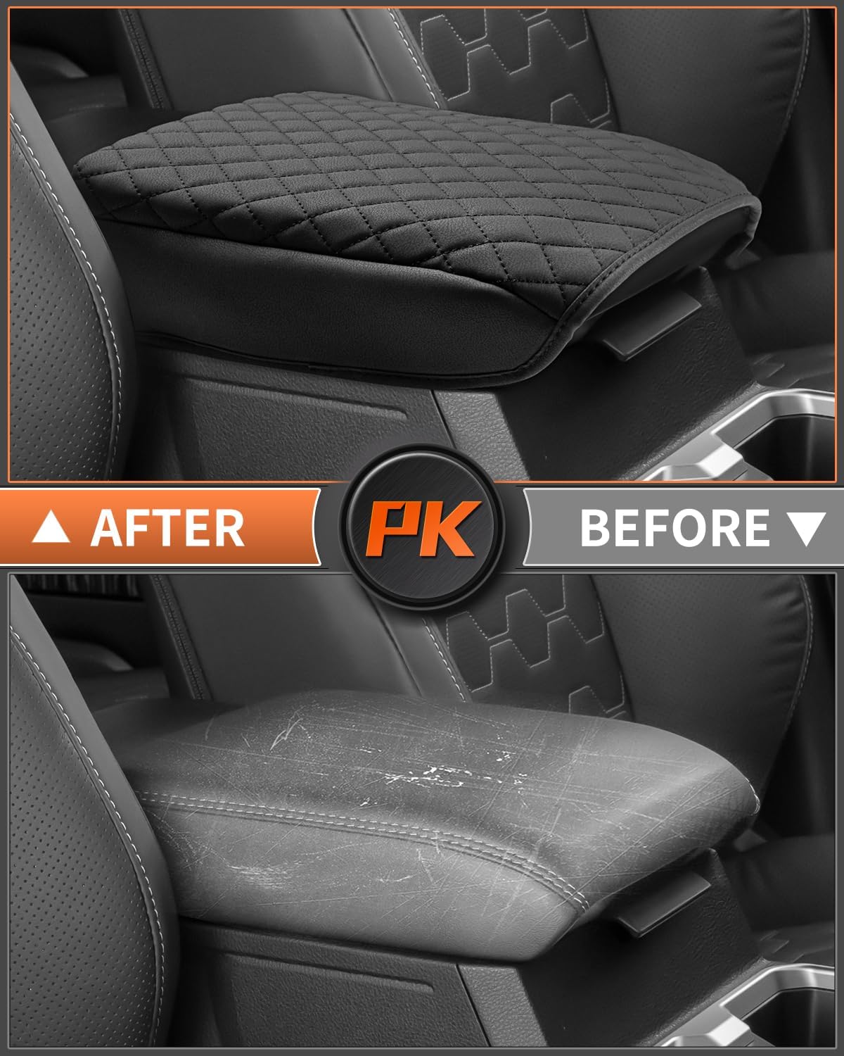 Shademax Custom for 2026 2025 Toyota 4Runner Center Console Cover Armrest Cover for 4Runner Accessories 2025 Truck Arm Rest Cushion Pad PU Leather Middle Console Cover Armrest Seat Box Protector