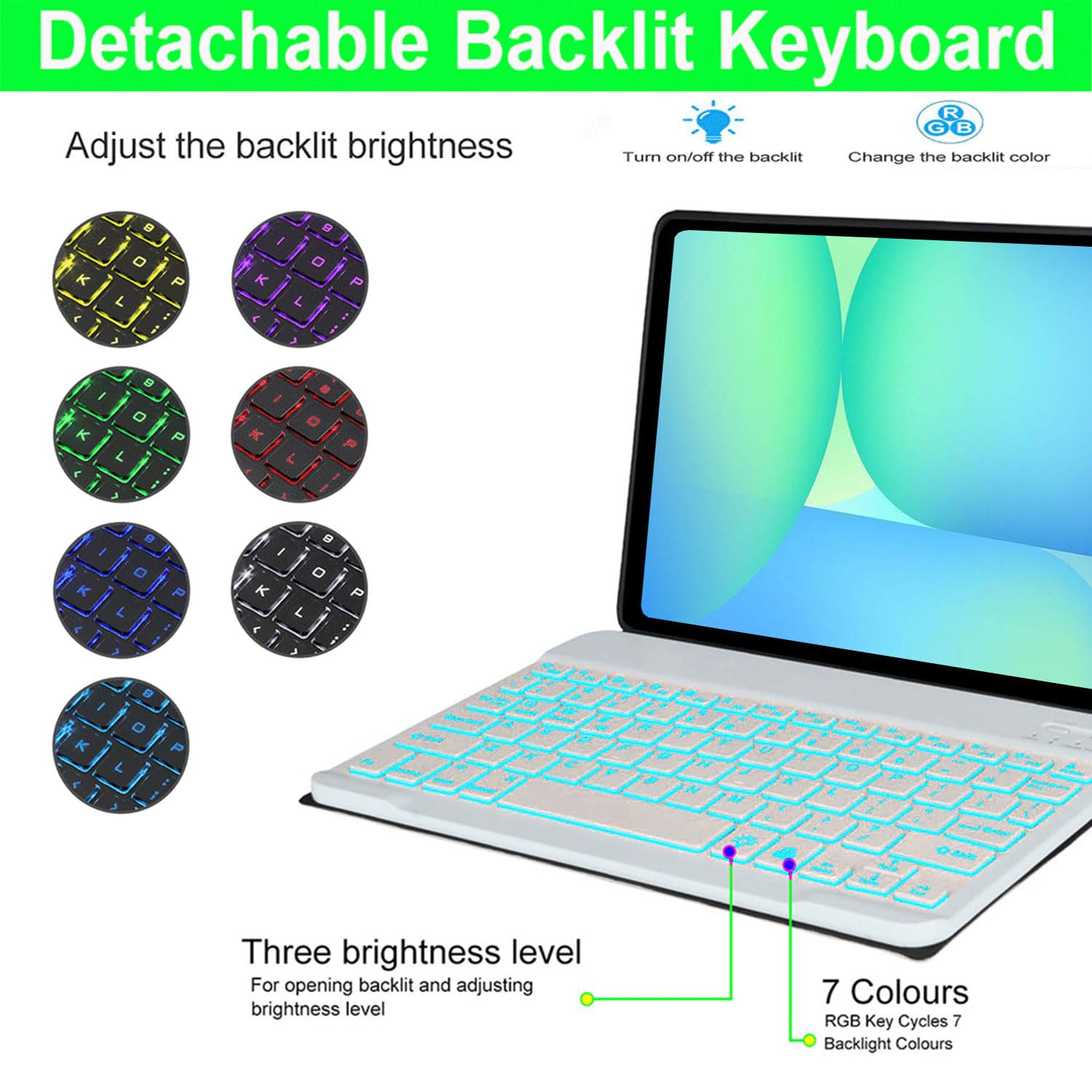 Amazon.com: Keyboard Case for Samsung Galaxy Tab S10 FE/S10 Lite