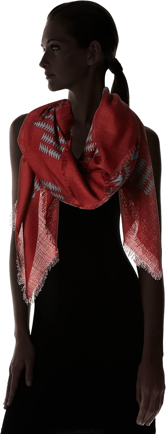 Pendleton Women's Oversized Featherweight Wool Scarf, Multicolor, One Size at  Women’s Clothing store
