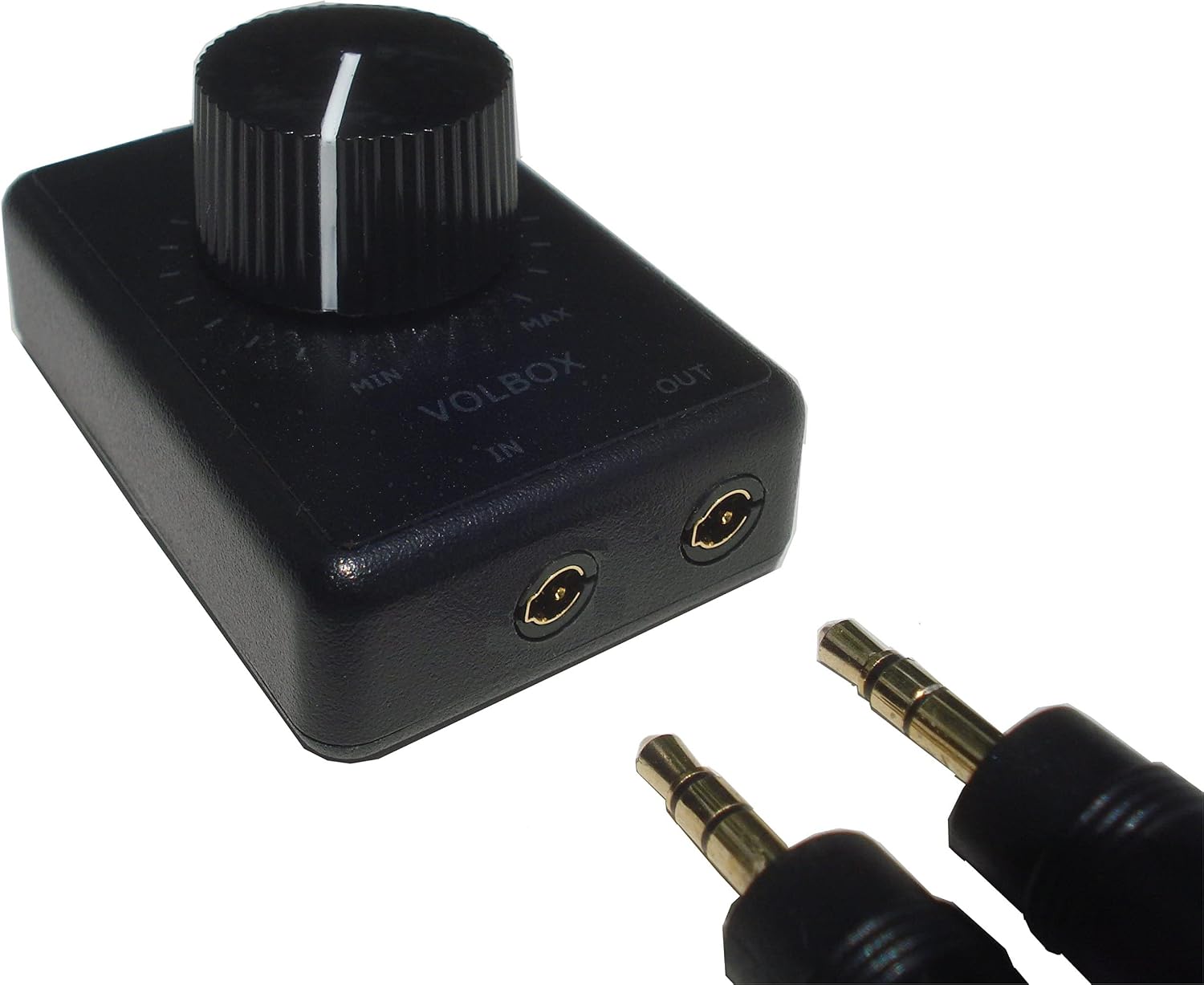 Volbox inline audio volume control attenuator 3.5mm 1/8" aux