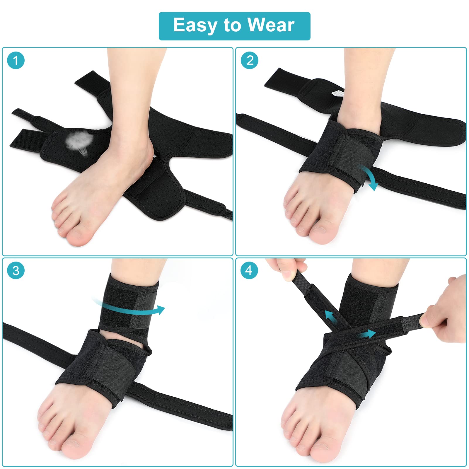 Kompressions-Knöchelbandage - Atmungsaktiv & Rutschfest Für Sport