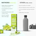 NutriOrg Natural Amla Juice 250 mL | Pure Amla Juice | Cold Pressed & Pulp Extracted | No Added Sugar | Vitamin C gallery image