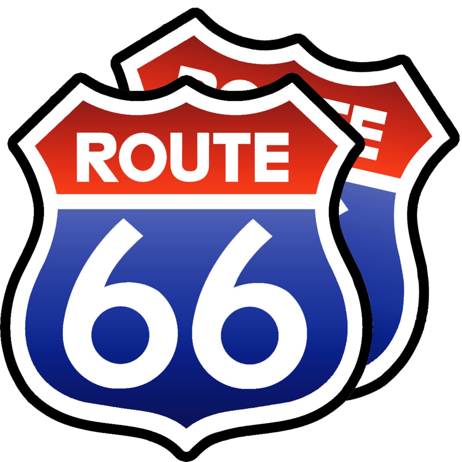 Watershed Designs Route 66 Decal/Sticker