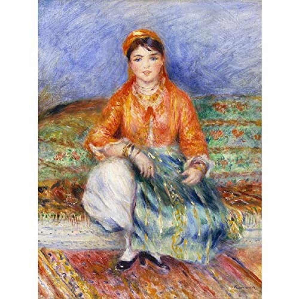 Renoir Algerian Girl Art Print Canvas Premium Wall Decor Poster Mural
