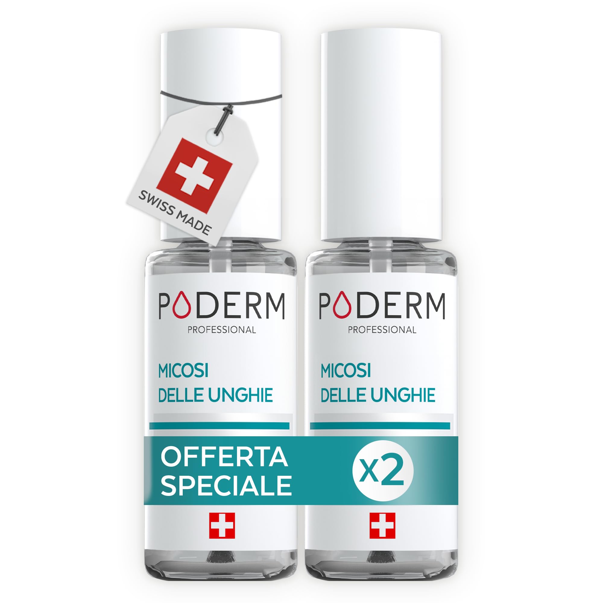 PODERM - TRATTAMIENTO CONTRO MICOSI UNGHIE - Soluzione Naturale Unghie Fungus - 