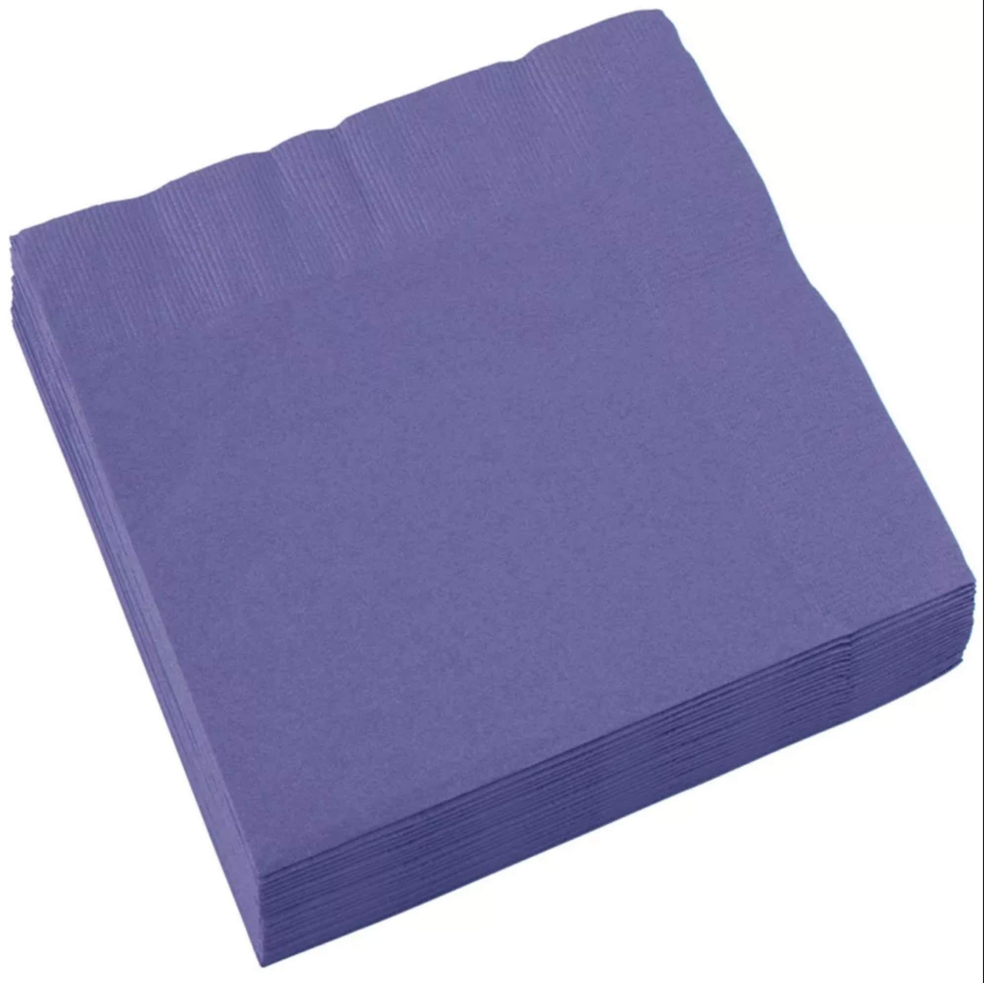 amscan International Lot de 20 Serviettes de Table Violet