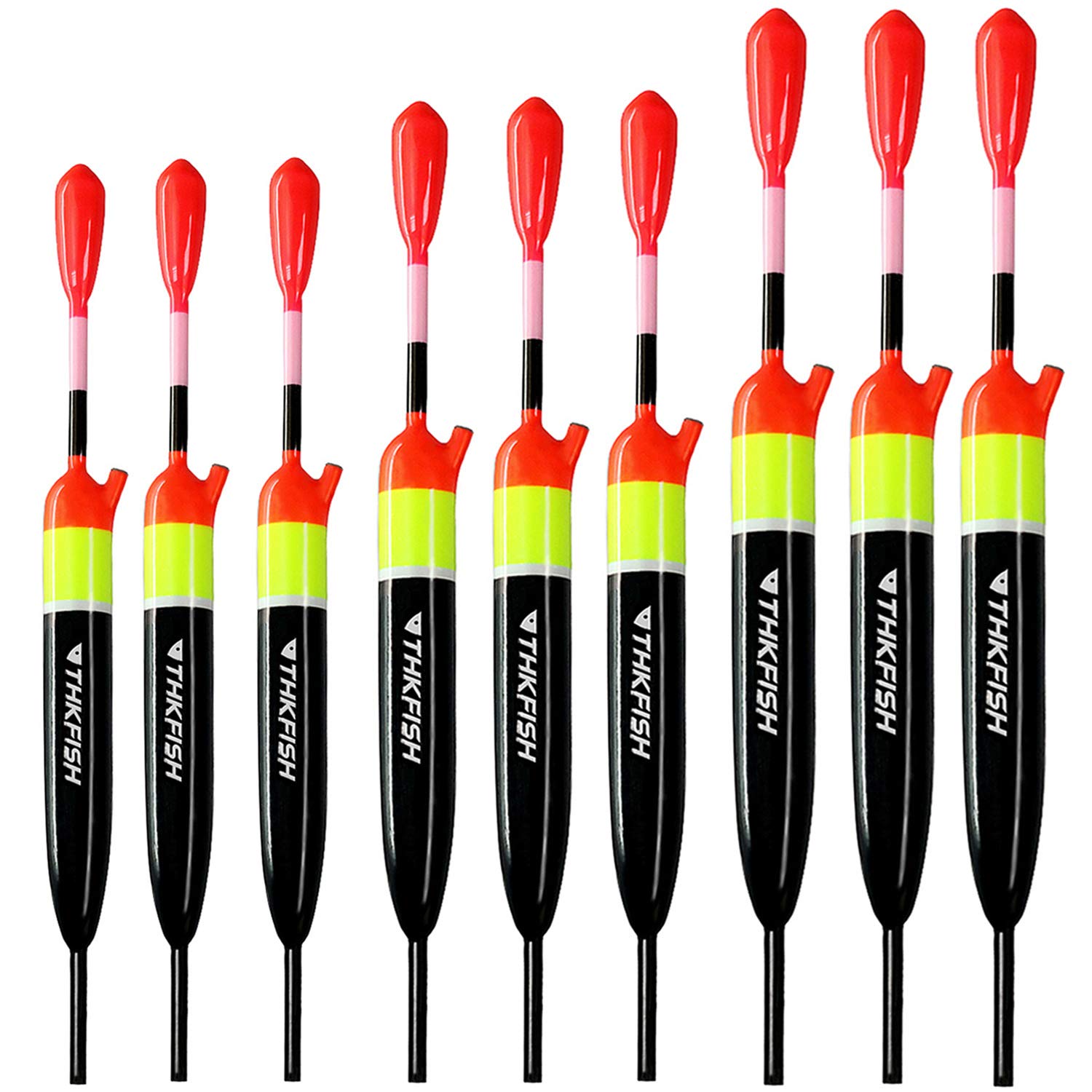 THKFISH Bobbers wędkarskie spławiki i bobberki wsuwane bobberki do łowienia spławików balsa crappie wędkarskie bobbers 5 szt