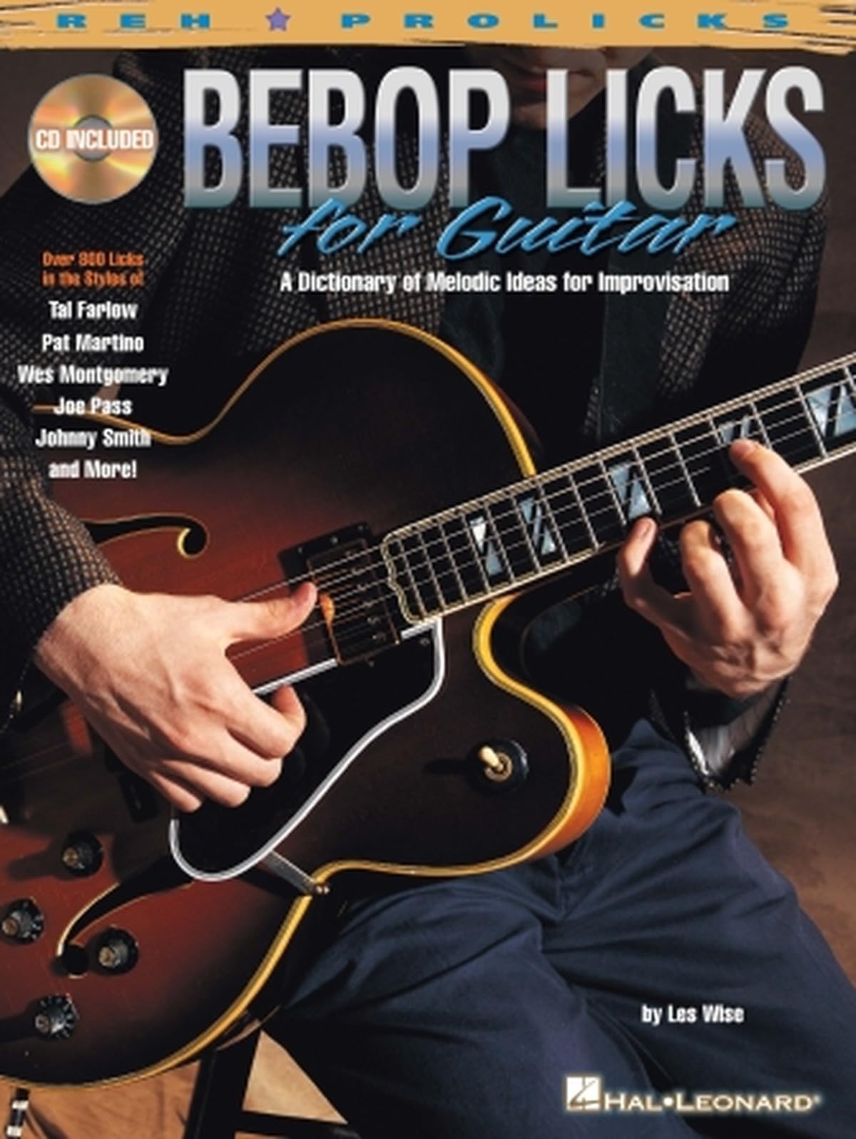 Bebop Licks for Guitar Book and Audio Online Guitar REH Book
