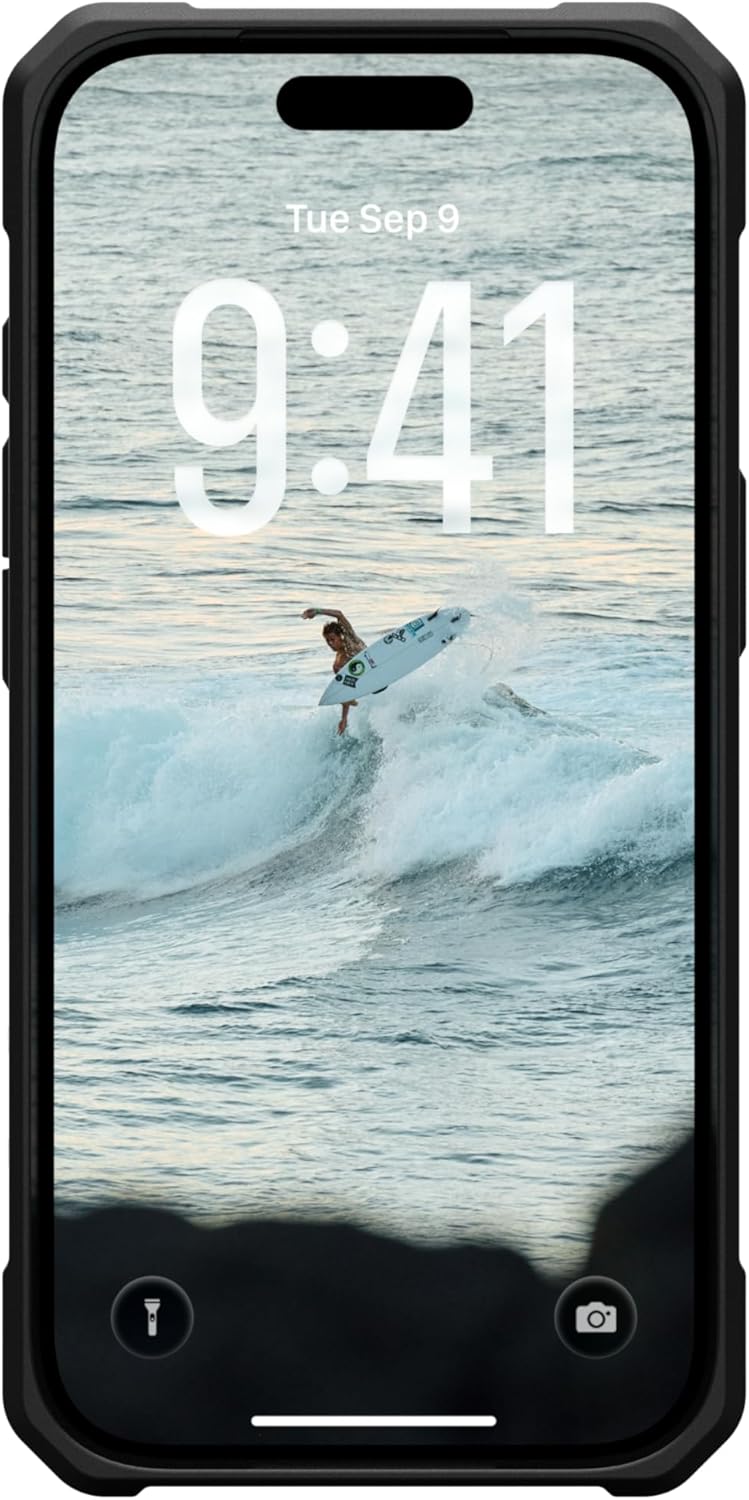 URBAN ARMOR GEAR UAG Designed for iPhone 17 Pro Case Pathfinder Clear - Compatible with MagSafe Military Grade Protective Cover, Ice/Silver