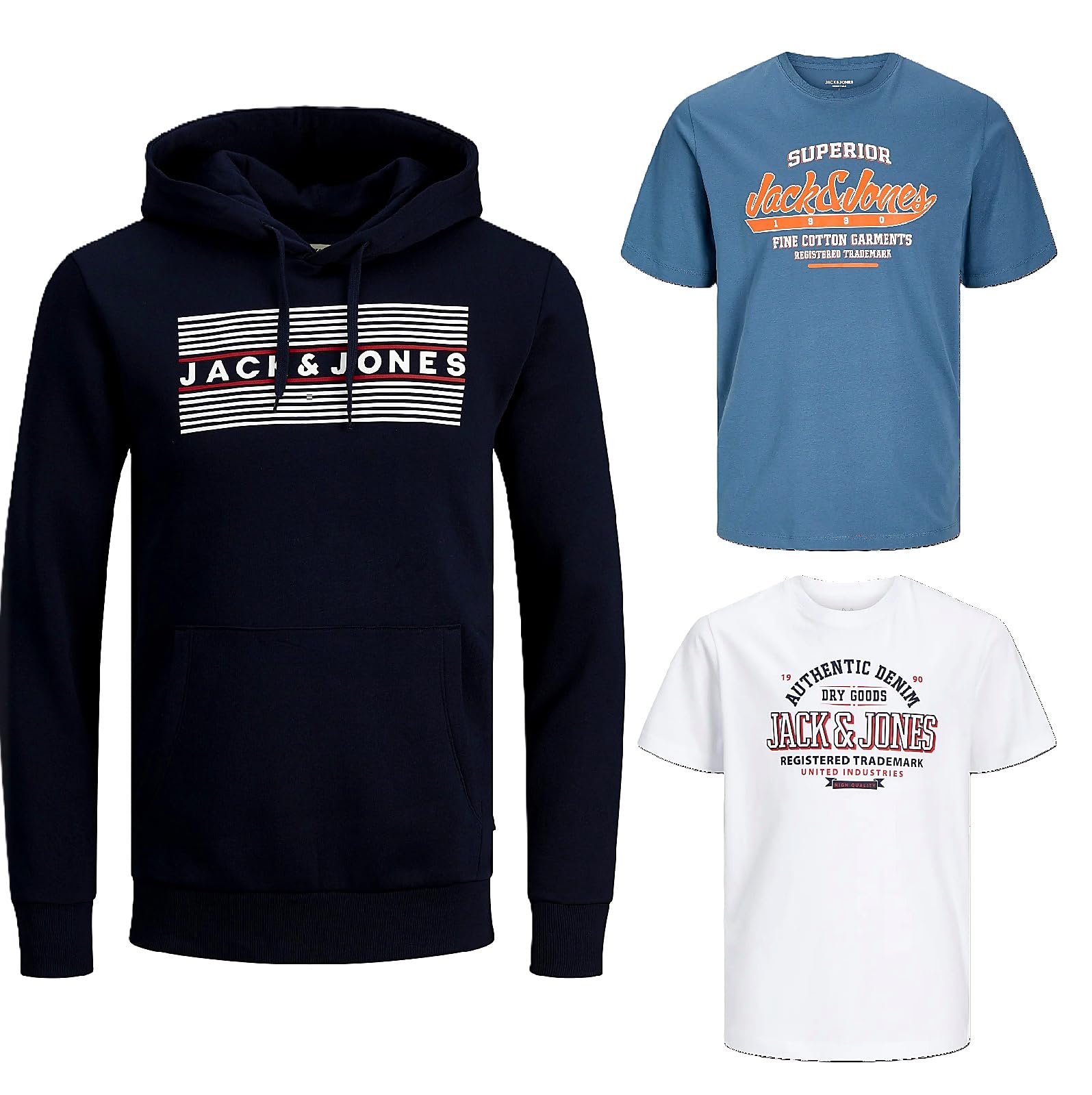 JACK & JONES Junior Children's Boys Hoodie Sweatshirt Sweatshirt Hood 164 Package #29