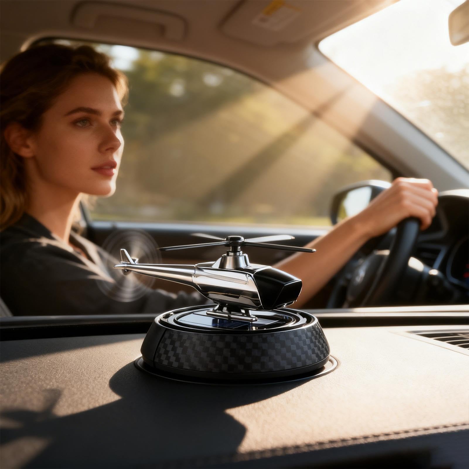 Profumatore Per Auto Solare Aromaterapia Solare Con Aereo Rotante | Ornamento Diffusore Profumo Per Veicoli Per Vacanza Ufficio Casa Spiaggia Viaggio Escursionismo Business Interno