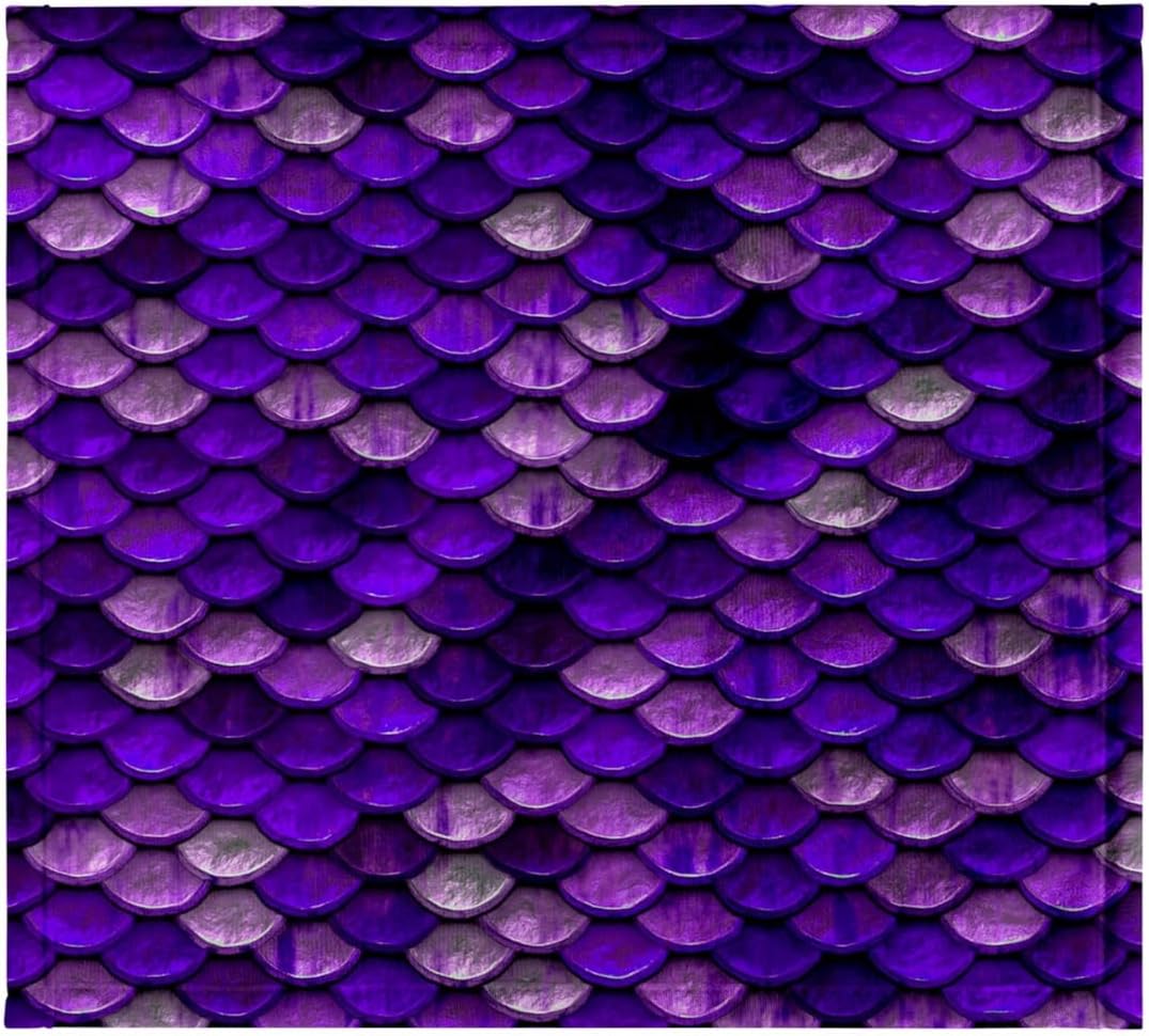 3dRose Image of Close Up of Mermaid Scales in Shades of Purple 22x30 Bath Hand Pool Towel