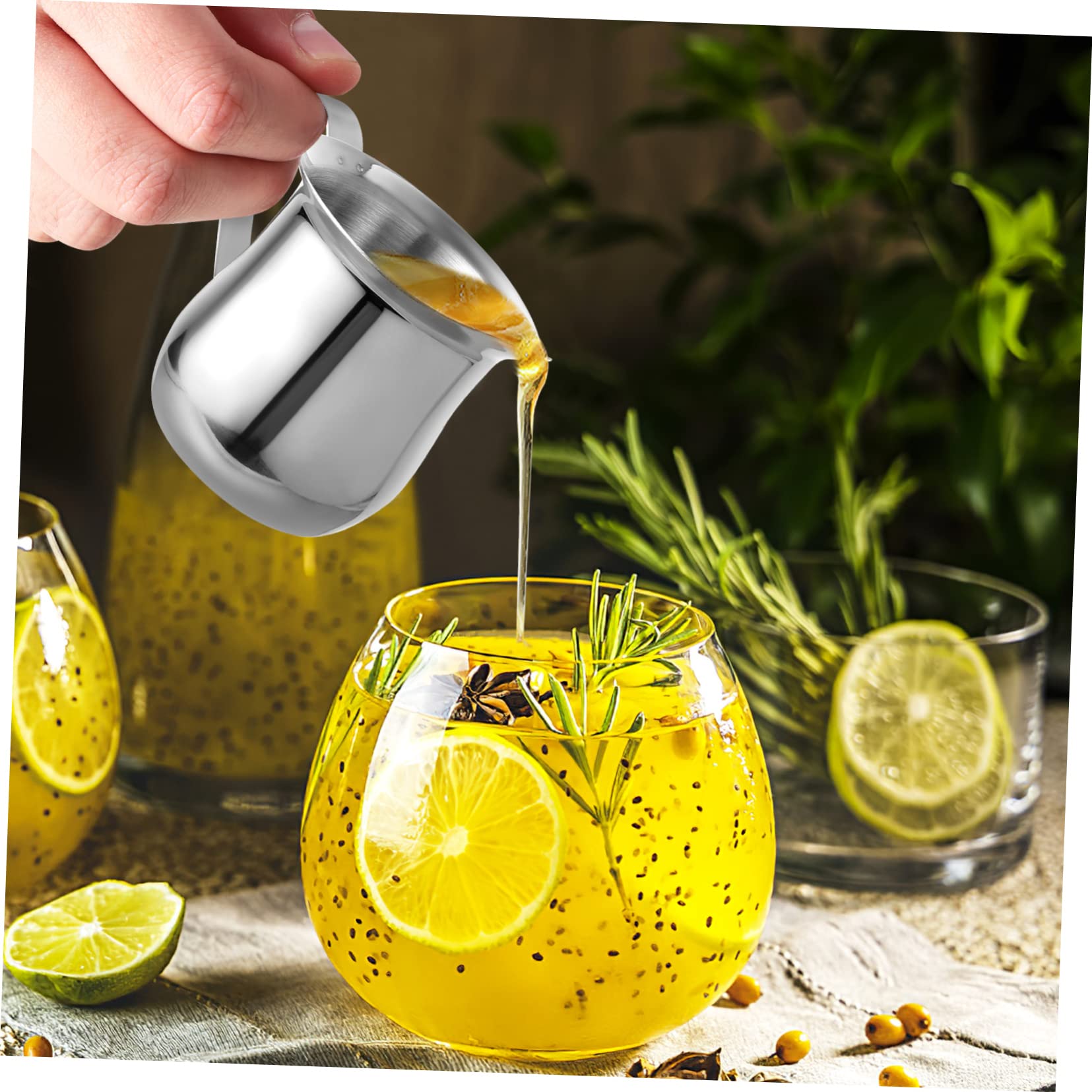 DOITOOL 9piezas Jarra De Leche De Acero Inoxidable Para Leche Taza Pequeña Para Espresso y Café Para y Amantes Del Café