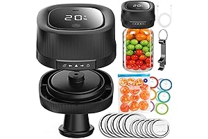 Automatic Electric Mason Jar Vacuum Sealer, 3-in-1 Canning Vacuum Sealer