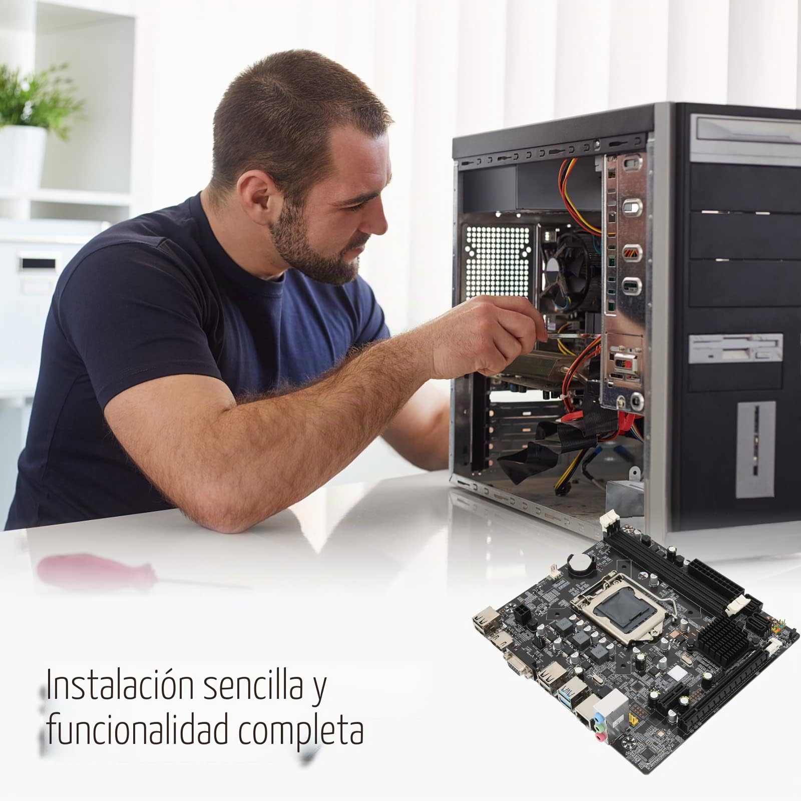 Placa Base para PC B75 Socket LGA 1155 Socket DDR3 CPU I5 I7 USB3.0 SATA