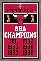 Vista 8 de Trends International Póster de pared de Chicago Bulls Champions de 22.375 x 34 pulgadas