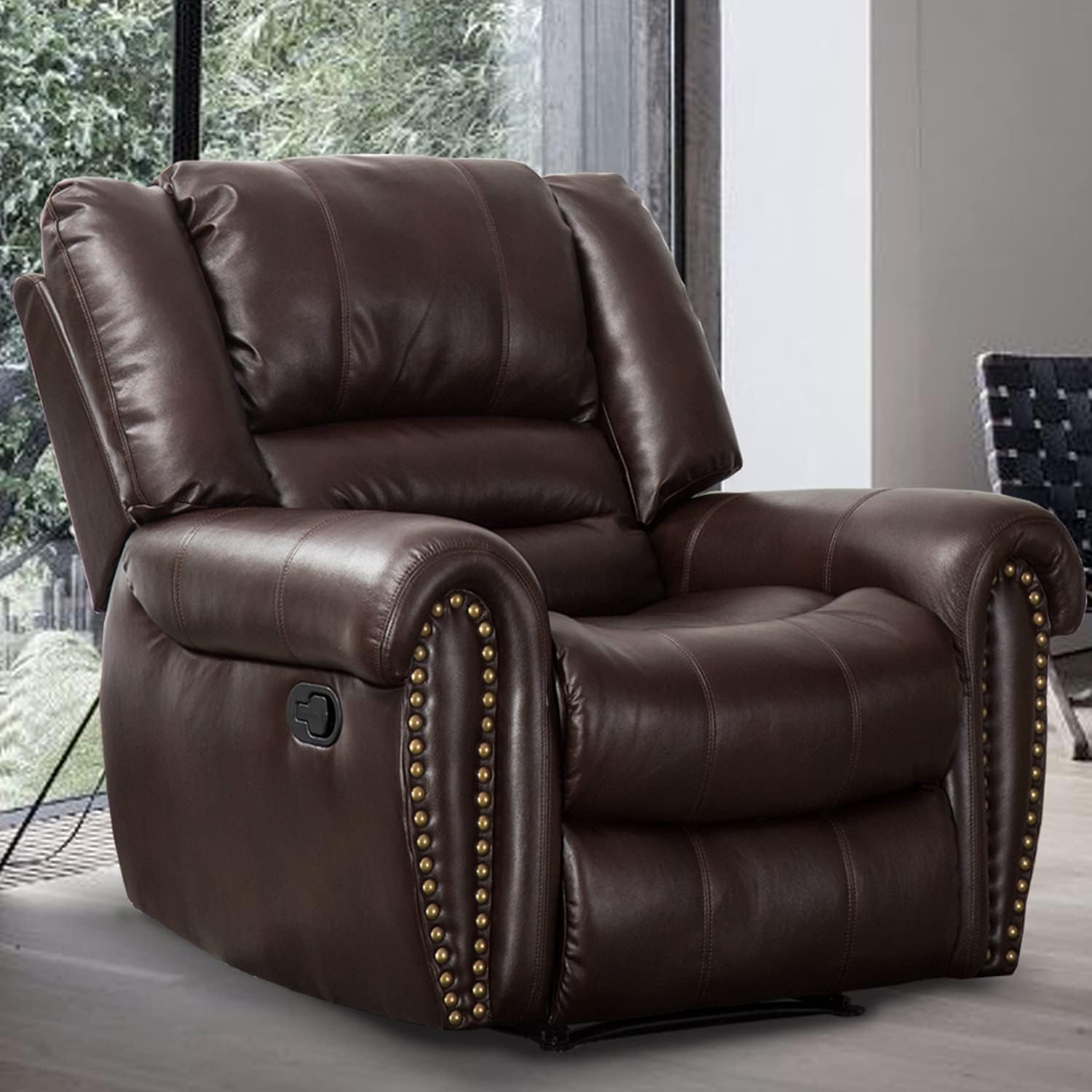 Amazoncom Canmov Recliner Chair Breathable Pu Leather Amazoncom Canmov Recliner Chair Breathable Pu Leather