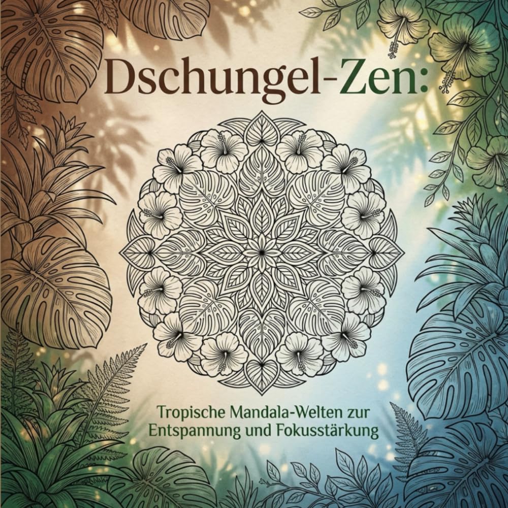 Dschungel-Zen: Tropische Mandala-Welten zur Entspannung und Fokusstärkung