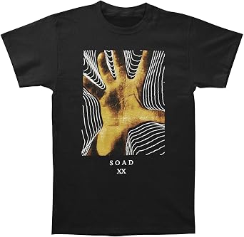 System Of A Down Mens Hand Anniversary Tee T-Shirt Black
