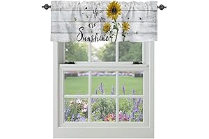 Sunflower Kitchen Curtains You are My Sunshine