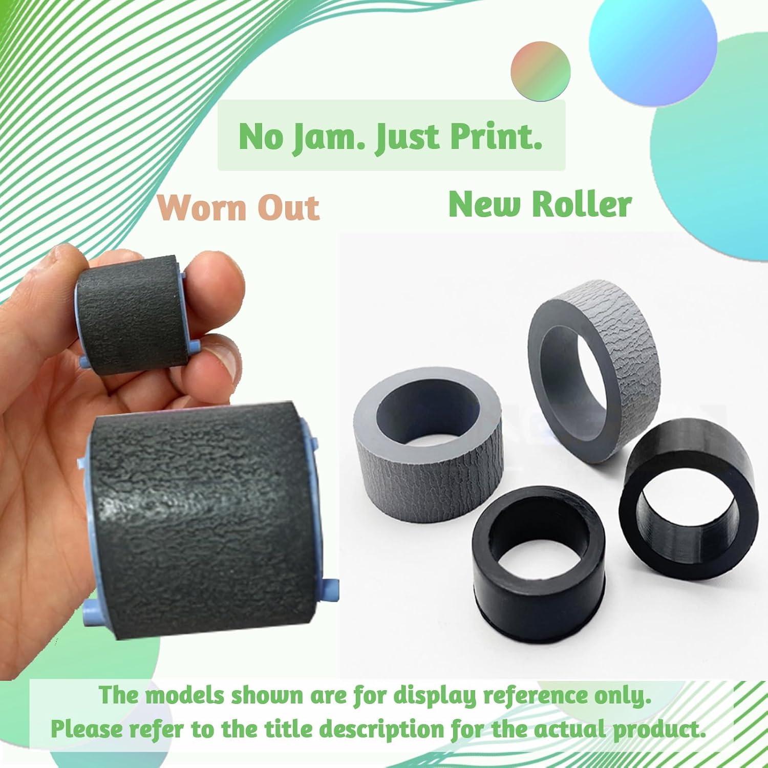 KV-SS039 Pickup Roller Replacement for Panasonic KV-SS039 KV-S5055C Printers Paper Feed Roller / Separation Roller / Feed Tire / Friction Roller / Pickup Feed Assembly 1 Set - Image 4