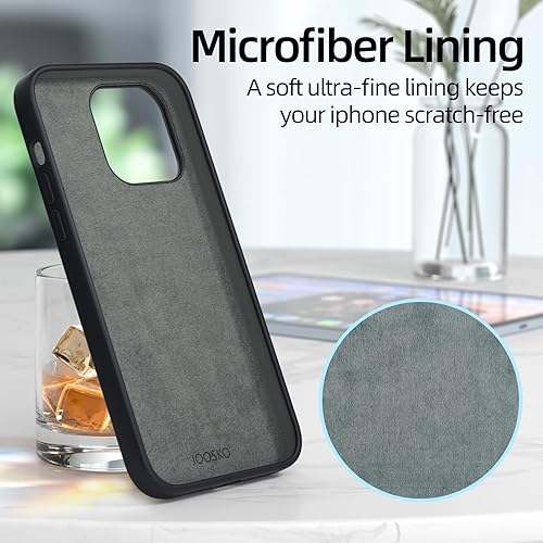 Miniatura 6 de Funda para iPhone 12 Pro, silicona líquida de alta calidad, funda protectora de cuerpo completo a prueba de caídas, forro de microfibra suave