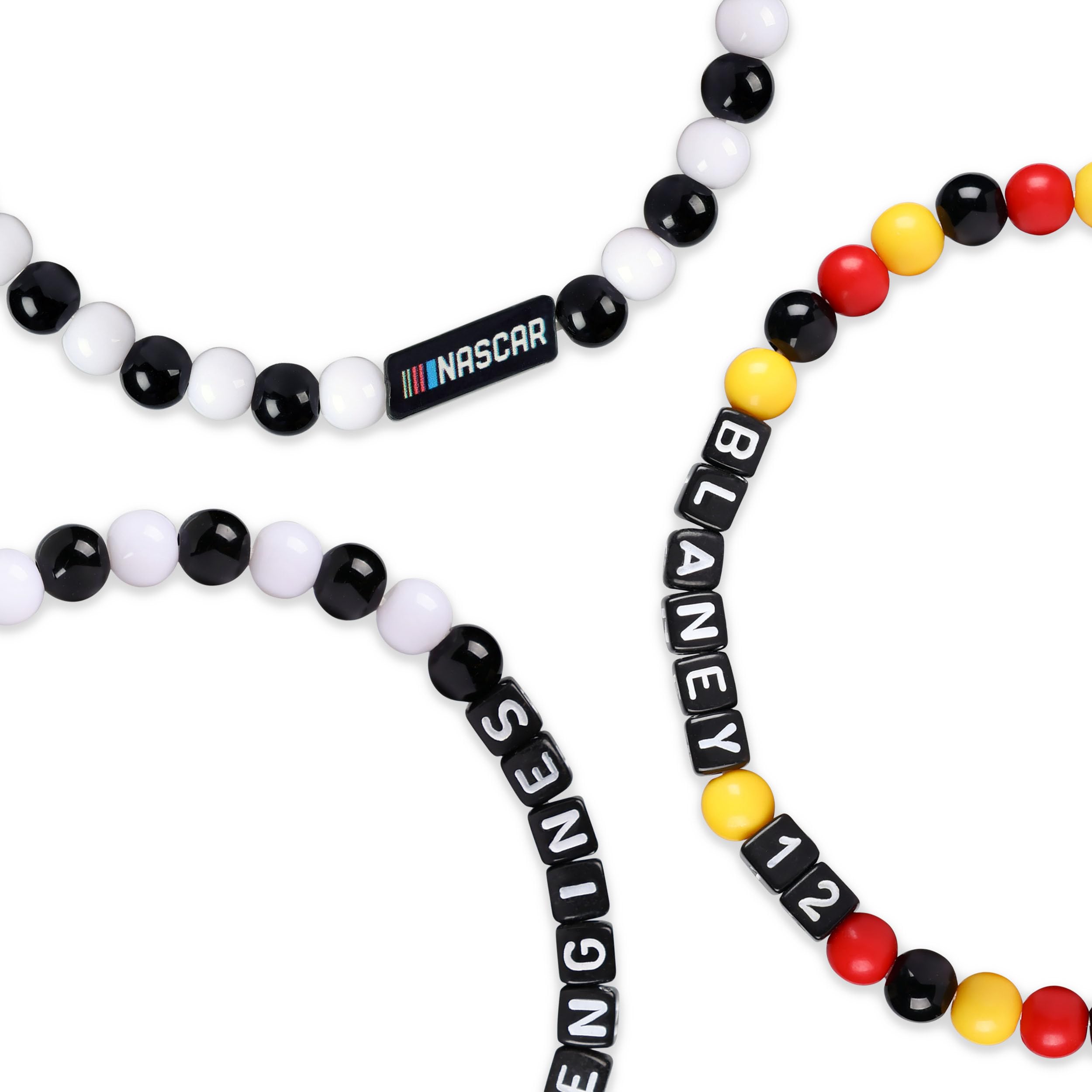 FOCO NASCAR Ryan Blaney Mens 3 Pack Friendship Bracelet