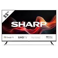 Sharp 55GL4060E - Google TV™ 4K Frameless LED ad alta definizione con eccezionali