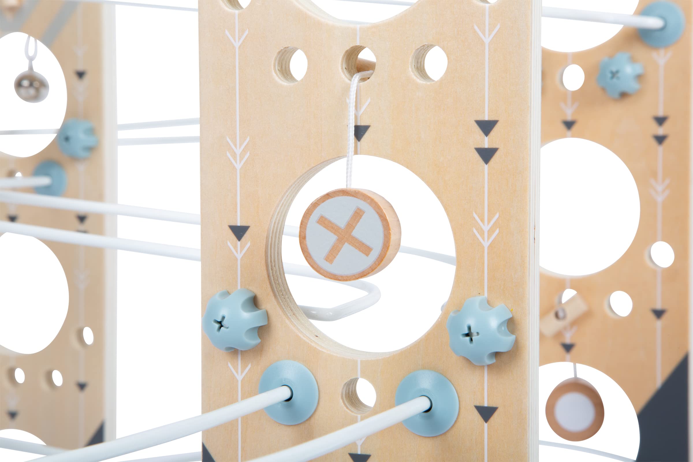 Circuit de billes en bois 40 pièces - Jeujura