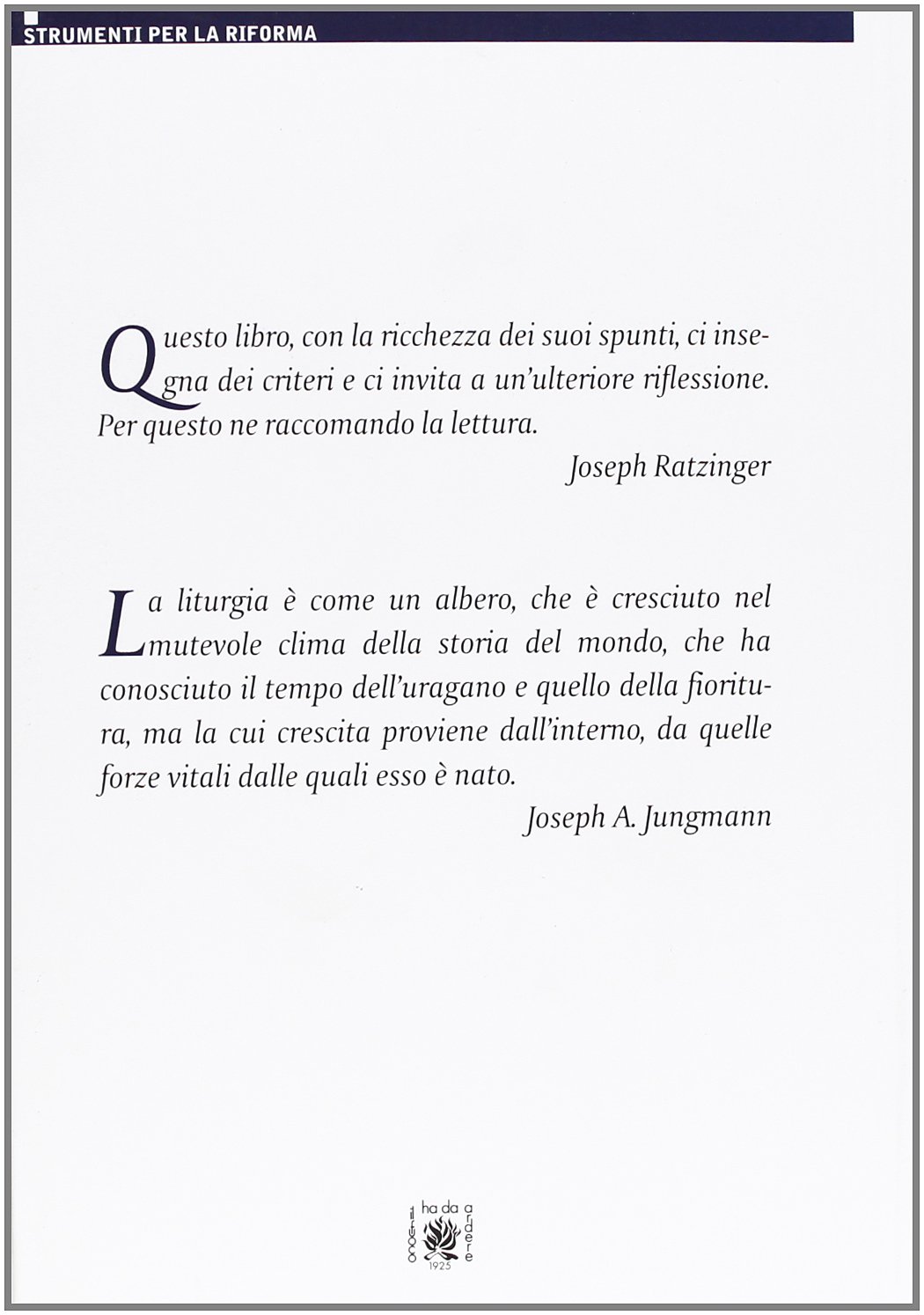 Lo sviluppo organico della liturgia. I principi della riforma liturgica e il loro rapporto con il Movimento liturgico del XX secolo prima del Concilio Vatincano II