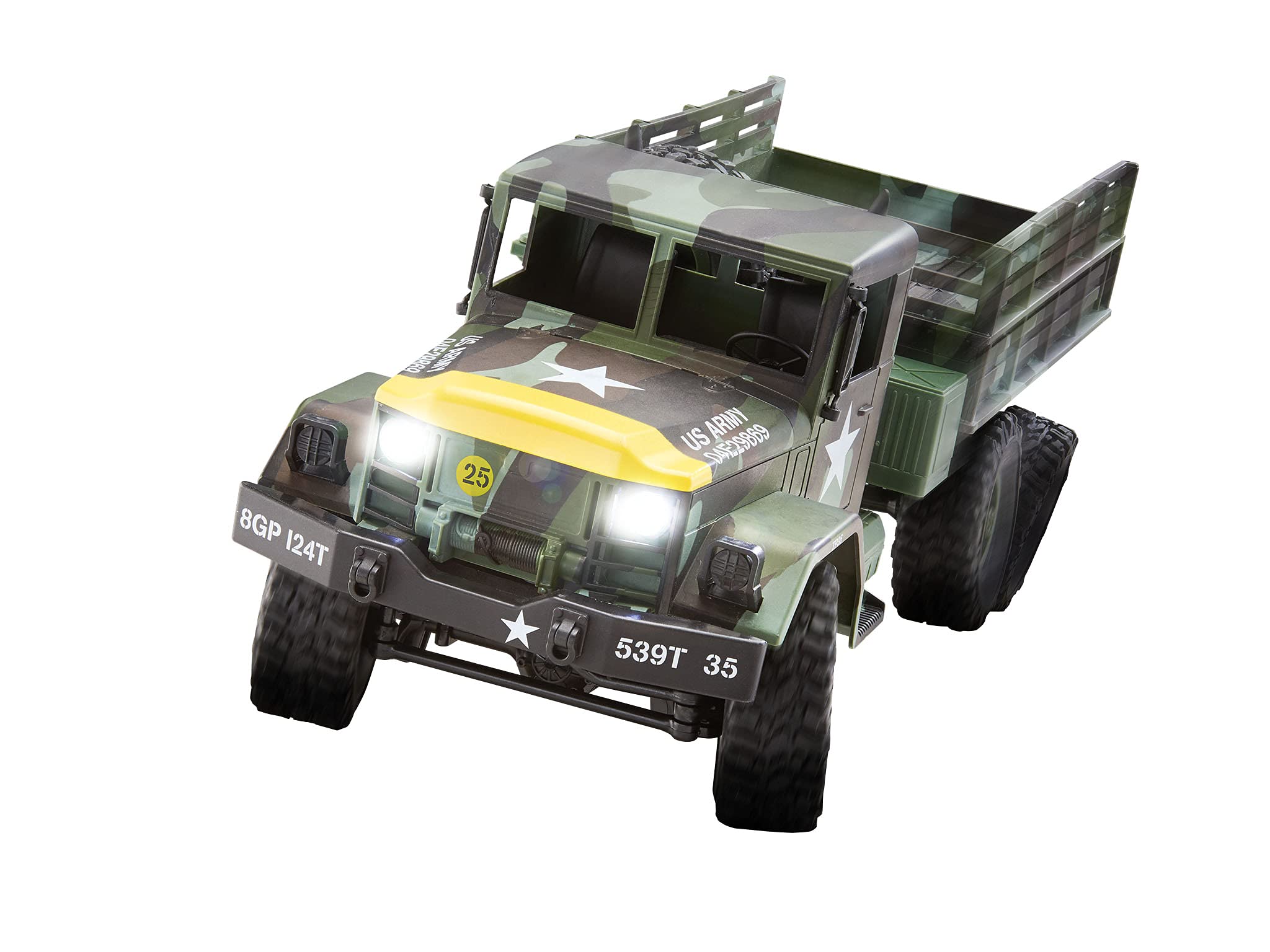 Revell Control 24439 RC Crawler US Army Truck - Coche teledirigido, diseño de Camuflaje