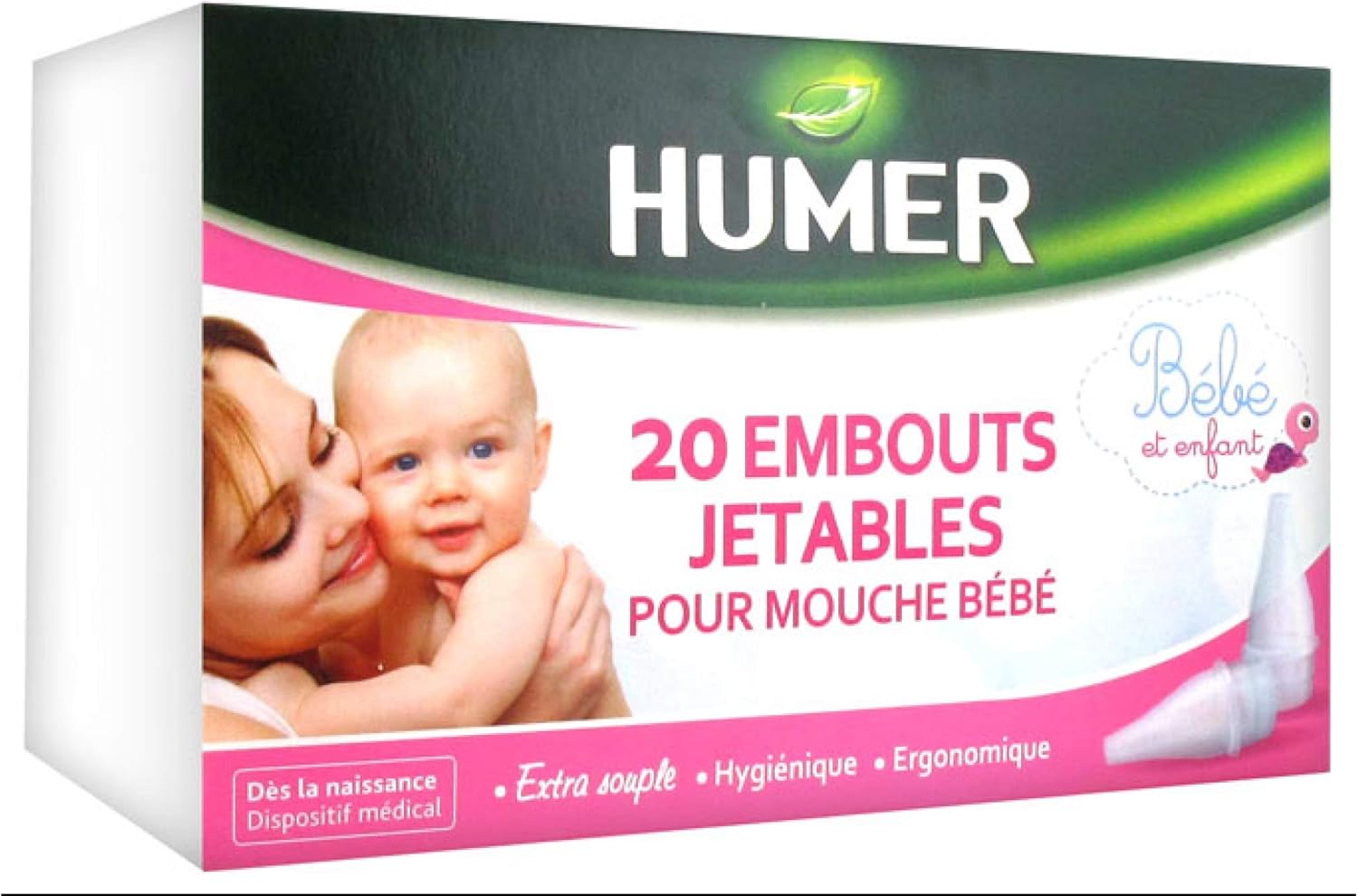 Humer 20 Disposable Ends for Baby Nose Blower BigaMart
