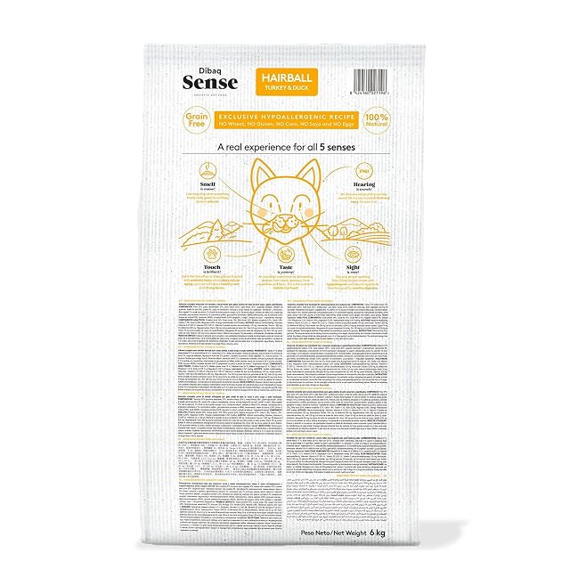 Foto 5 de 7 de Dibaq Sense Grain Free Hairball Esterilizado, 6 kg