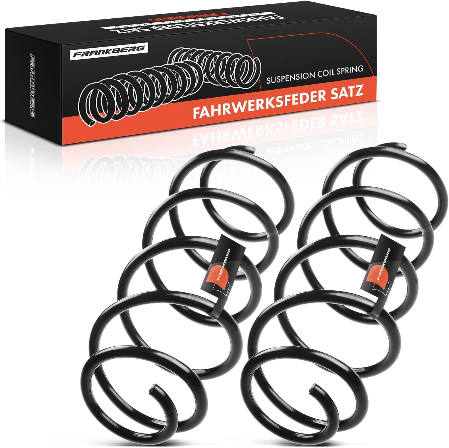 2x Coil Spring Front axle Left Right Compatible with Spark M300 1.0 1.2 Hatchback 2010-2015 Replace# 96682474