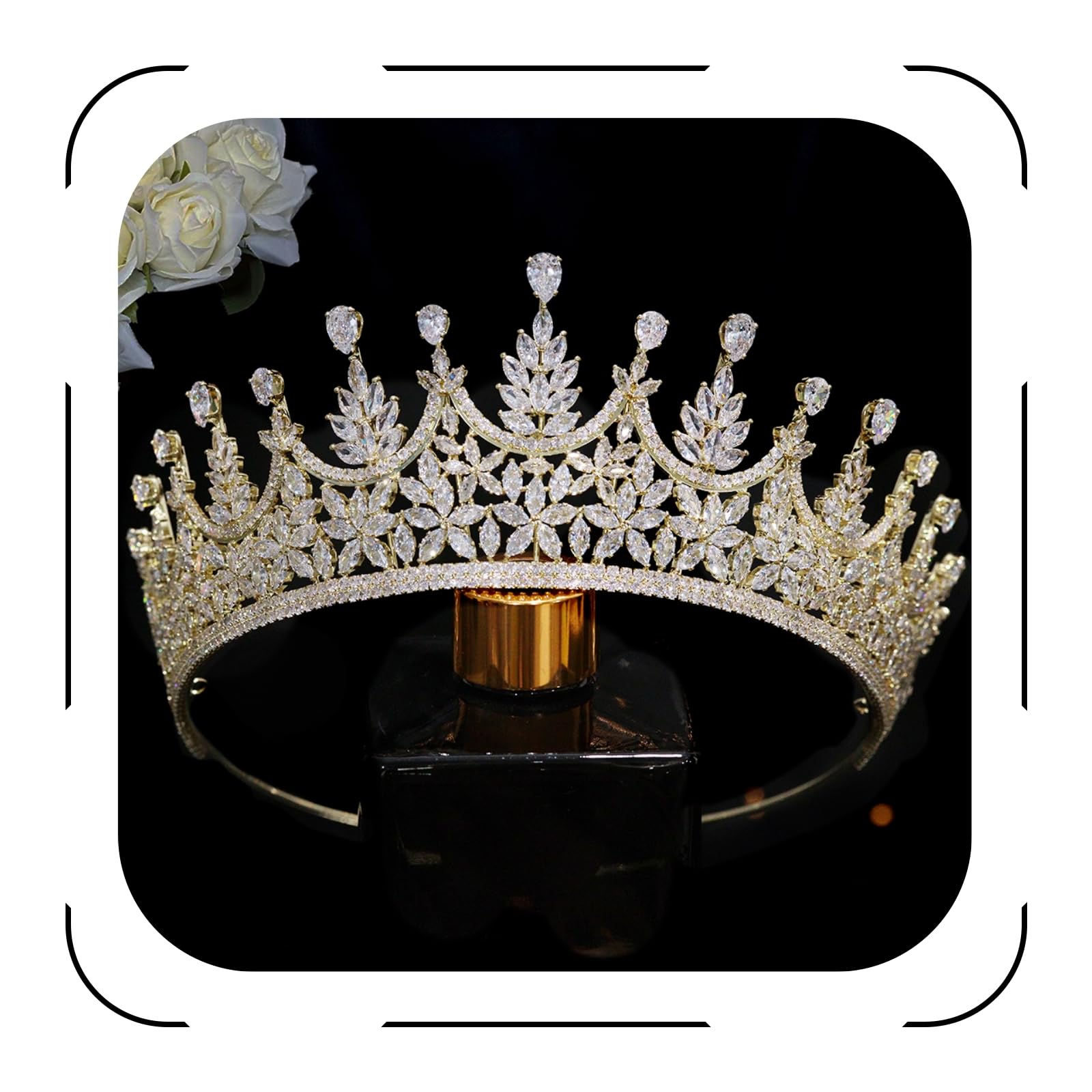 Quinceañera/Sweet16 Gold crown Blue and gold crowns ??? ~DM or call for more information  main image 2