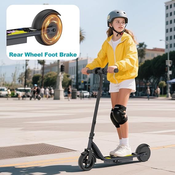 Electric Scooter Adults & Kids,350/250W Powerful Motor,15/10 Miles,19/9 Mph,8.5/6.5 E Scooter with LCD Display