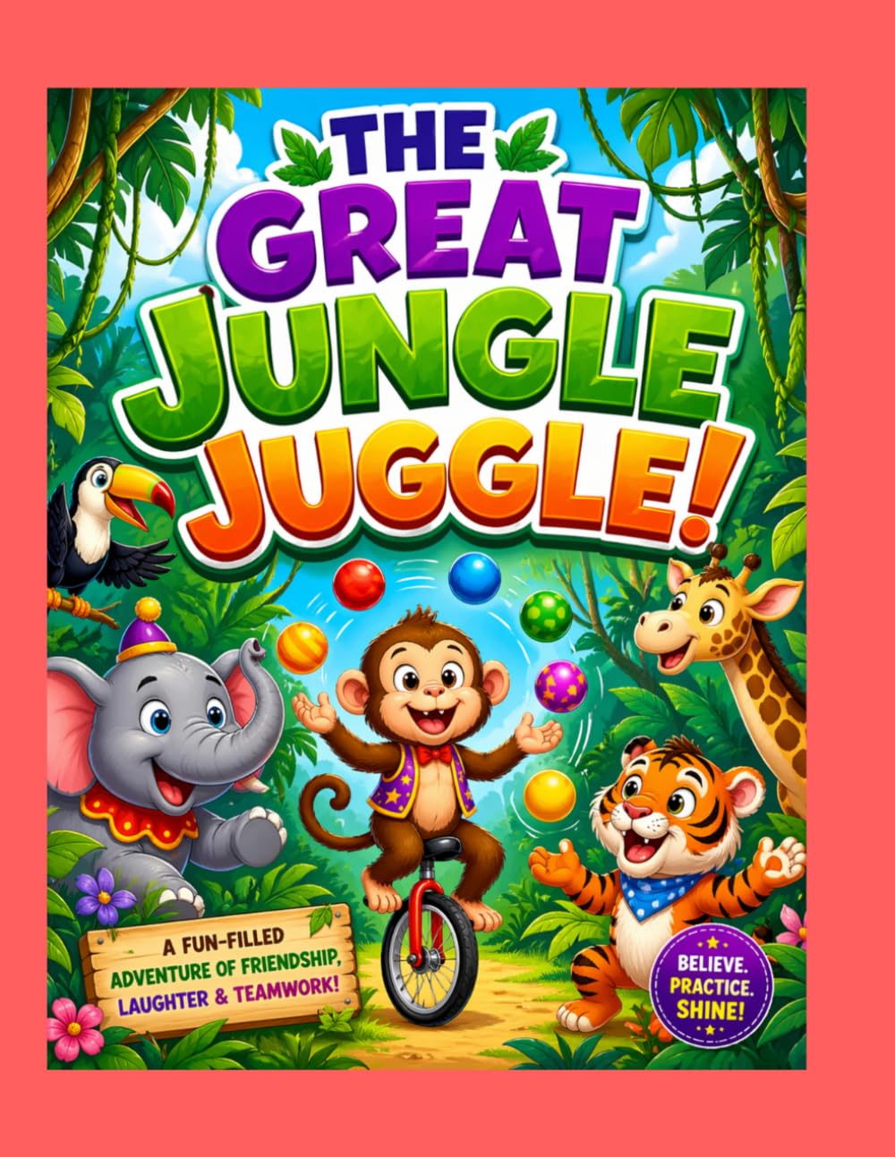 The Great Jungle Juggle!: A Fun Rhyming Animal Adventure for Toddlers and Preschool Kids Ages 3–6