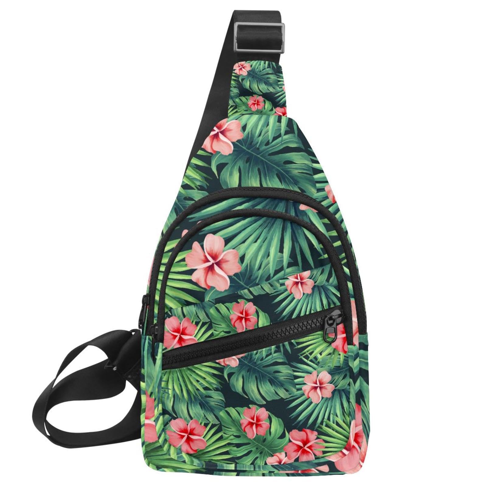 Mochila de senderismo verde tropical ideal para tus excursiones y viajes activos 7