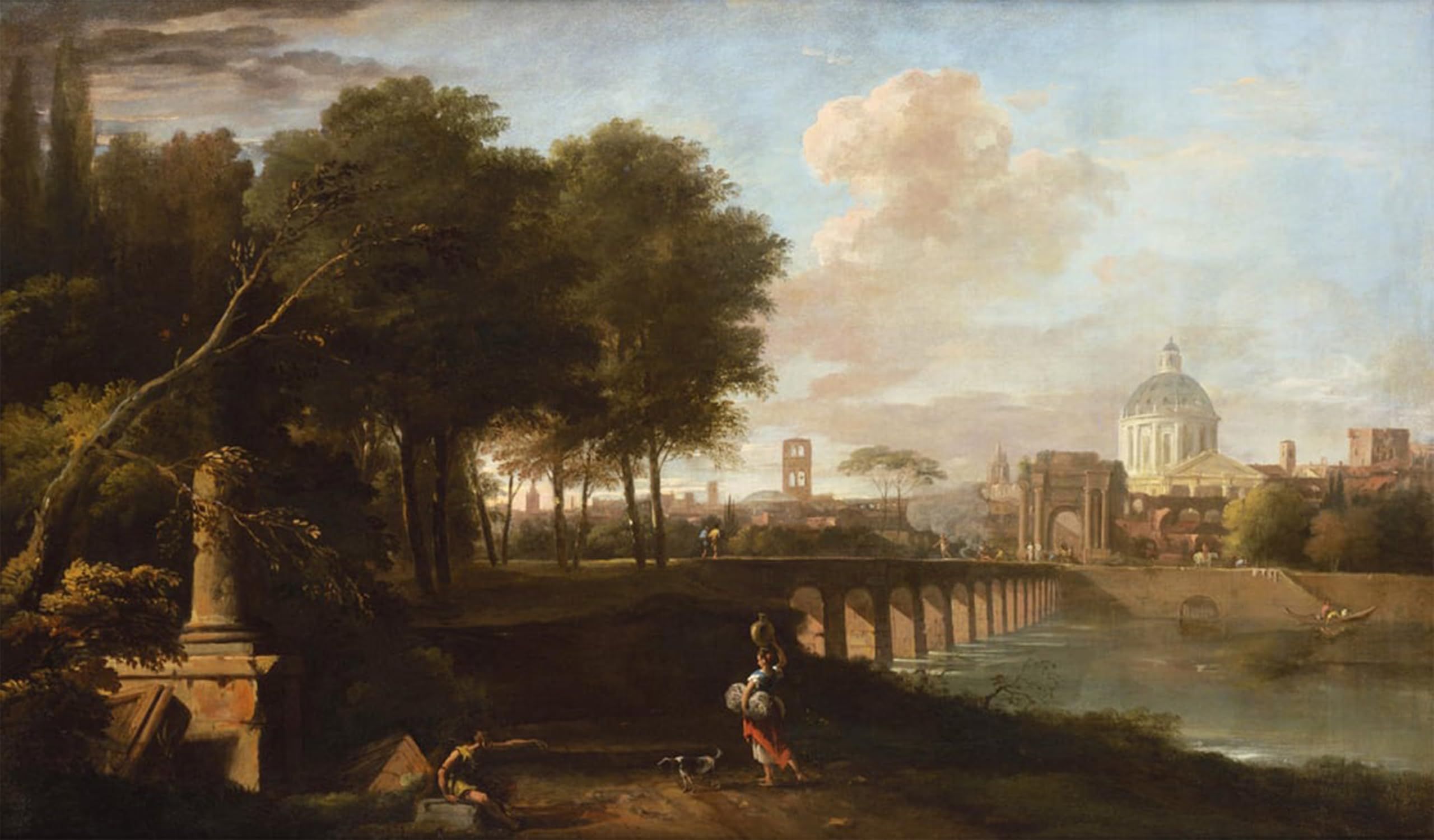 Tableaux Paysage classique Marco Ricci pour sublimer votre chambre à coucher