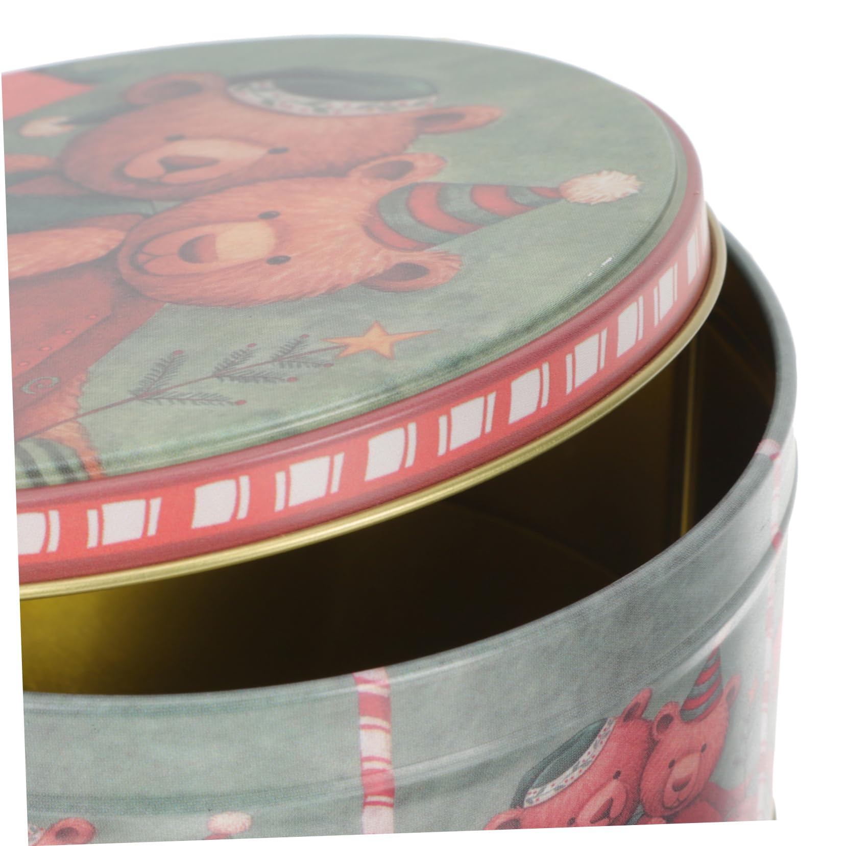 IMIKEYA 2 Sätze Vorhandenes Angebot Weihnachtssüssigkeiten Set Geschenkkartons Weihnachten Cupcake-boxen Keksdose Festival-süßigkeiten-fall Cartoon-süßigkeiten-fall Weißblech 4 Stück * 2
