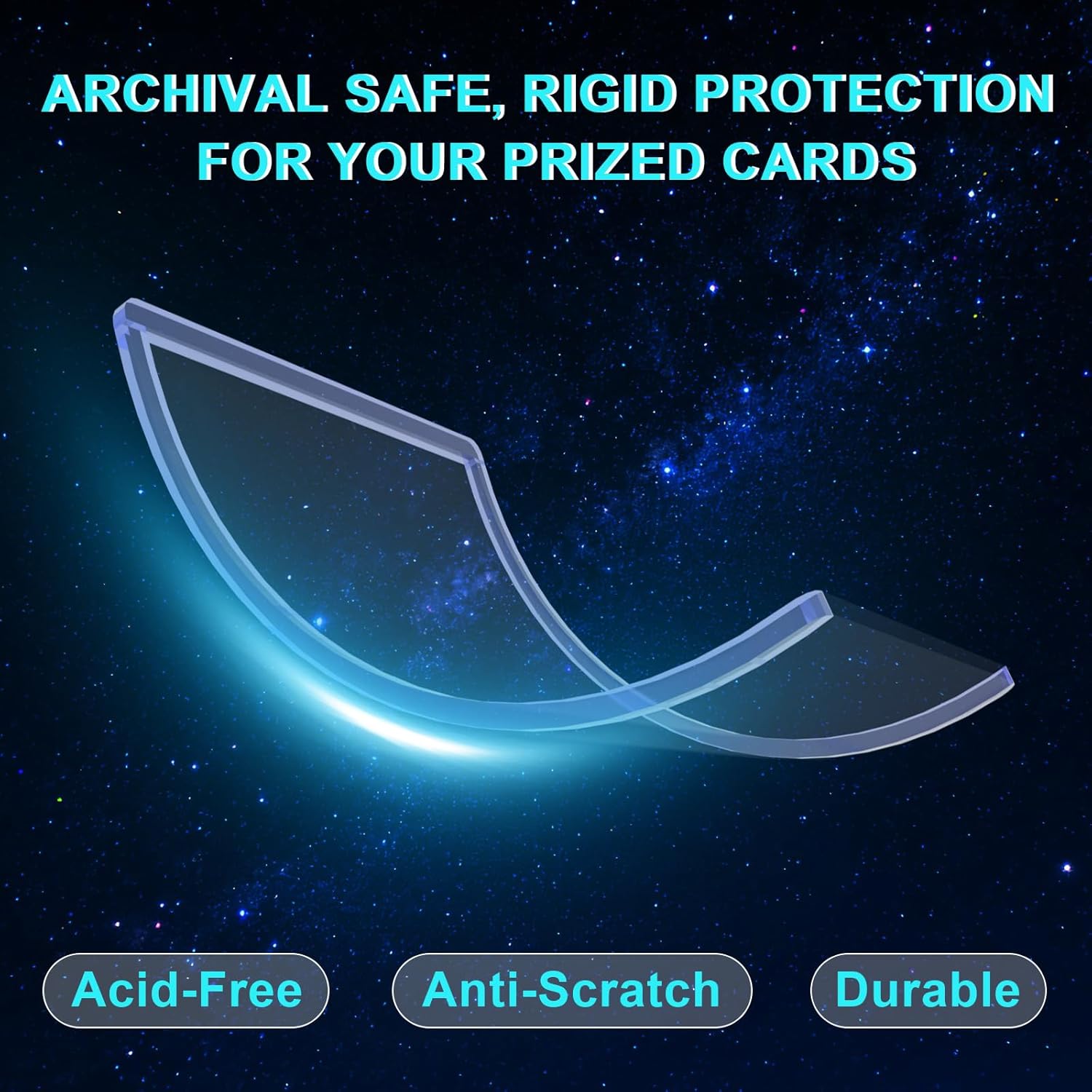 600ct Card Sleeves Top Loaders for Cards - Toploads for Cards, 3"x4" Hard Plastic Protectors & Clear Rigid for Trading, Sports, Baseball Cards (300 Hard + 300 Penny Sleeves, 600 Total)