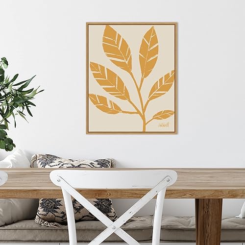 Miniatura 25 de Amanti Art Lienzo enmarcado para pared, 28 x 23 pulgadas, bocetos botánicos retro III Crop por Anne Tavoletti, lienzo enmarcado para pared, obras de