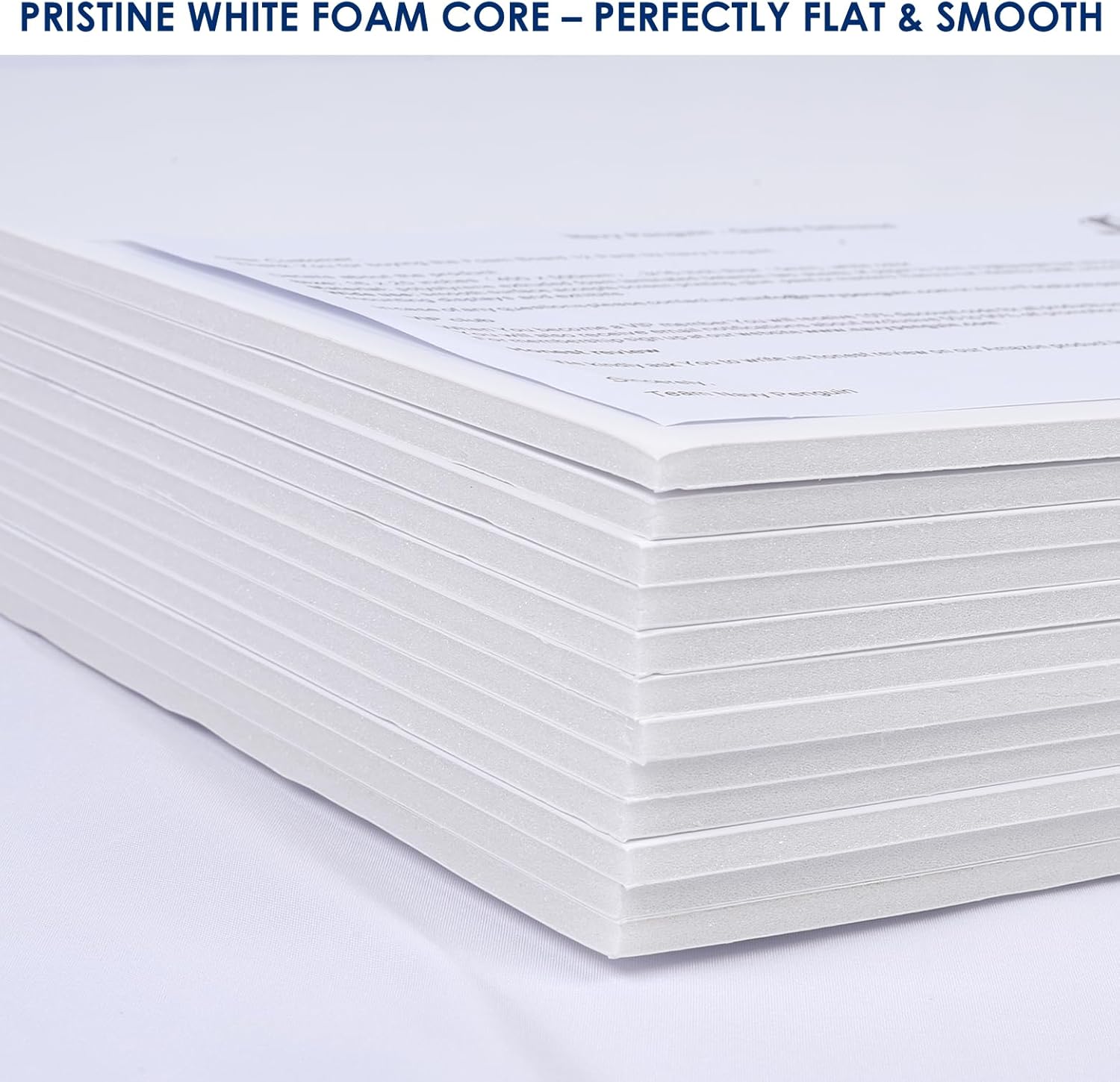 Foam Board 24 x 36 x 3/16" (5mm) - 12 Pack - White Poster Board, Acid Free, Double Sided, Rigid, Sign Board Foamboard for Mounting, Crafts, Paintings Prints, Art, Display, Presentation and Projects