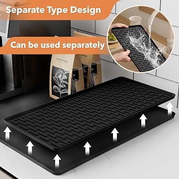 Silicone Coffee Machine Mat Silicone Coffee Mat 60 x 40 cm Silicone Mat Coffee Machine Coffee Machine Pad Fireproof Mat Coffee Machine Mat