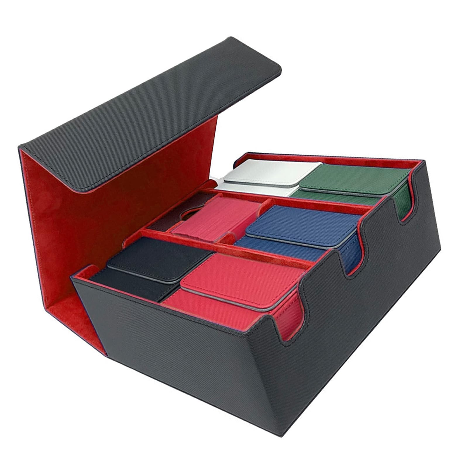 Bbajszx Multi Function Card Holder Case for Playing Cards Game Cards Constructed of Sturdy PU Substance Tabletop Game Accessory