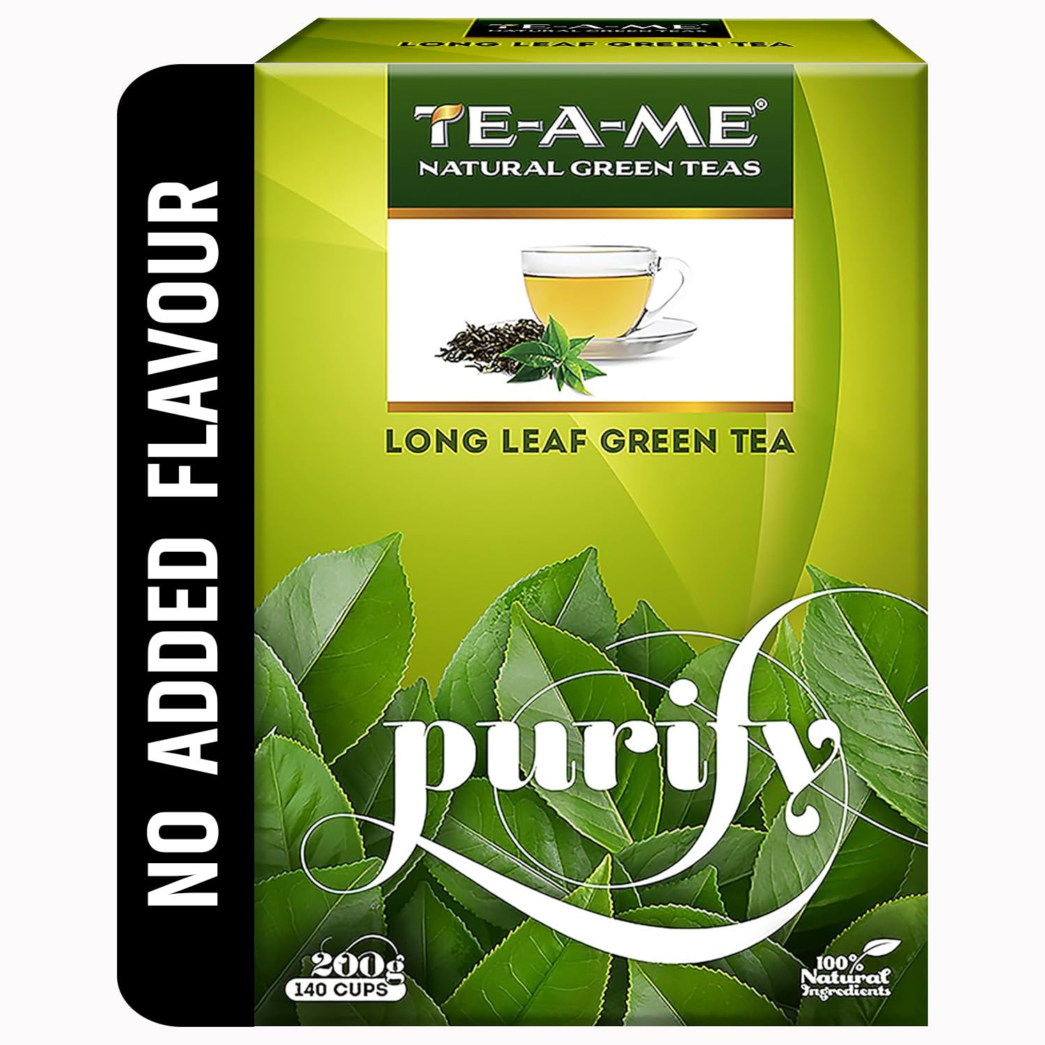 Long Leaf Green Tea, 200 grams | Pure Green Tea Loose Leaves