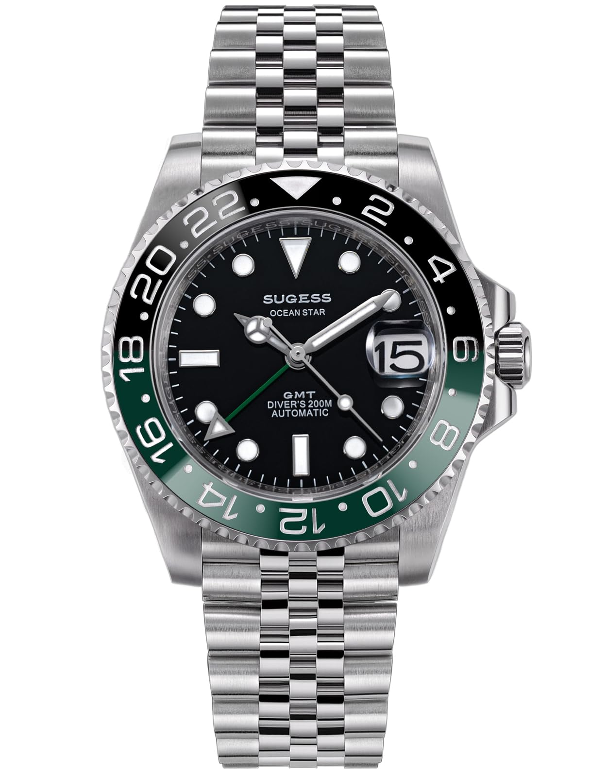 Sugess Ocean Star GMT Diver's S420-2.SP mechanische Herrenuhr, Saphirglas, 200 m
