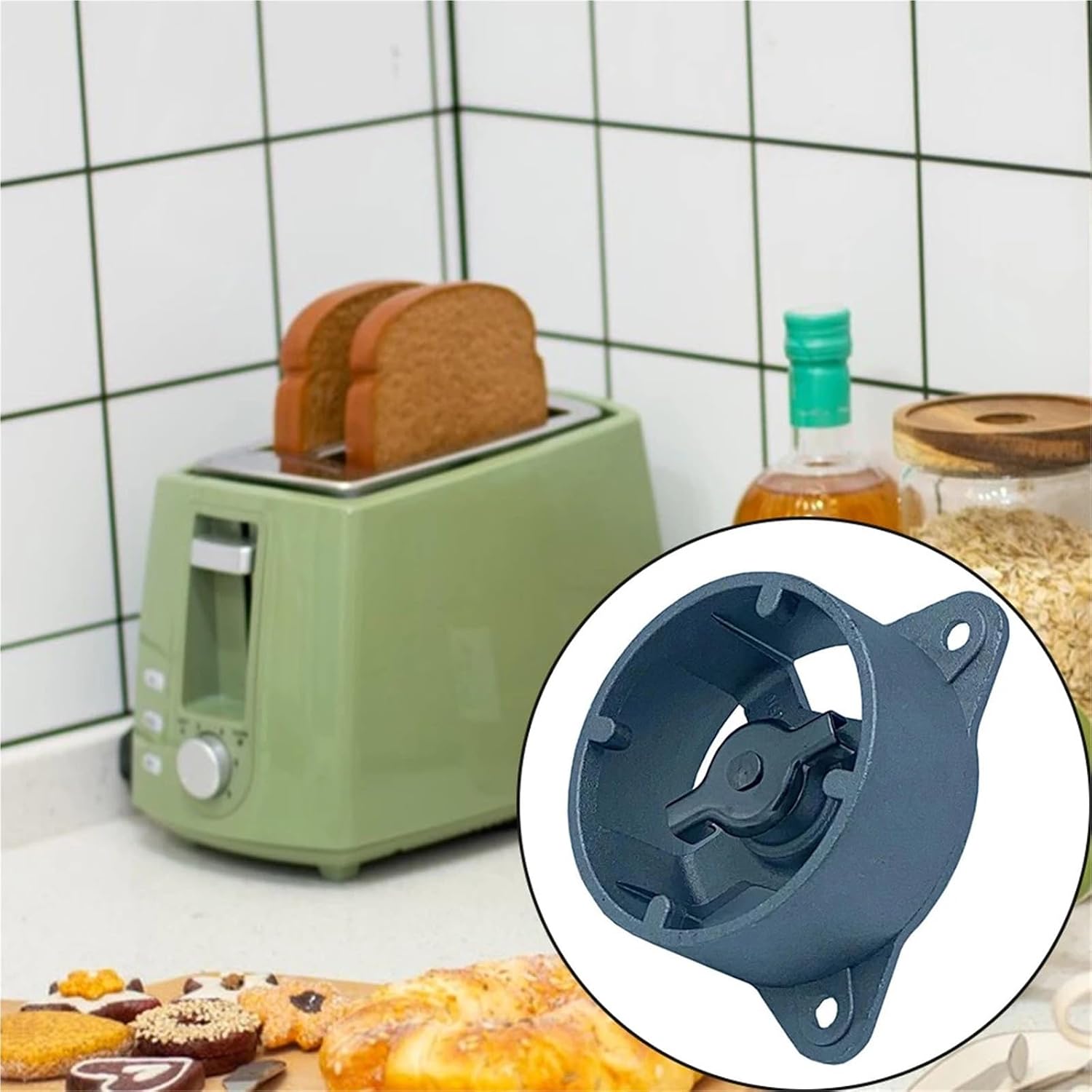 High Bucket Bread Maker Bucket Repair Parts Inner Bucket Inner Bucket Base Easy Installation Bread Machine Accessories